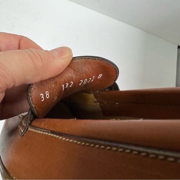 Gucci Tan Leather Horsebit Driving Loafers - Picture 12 of 12